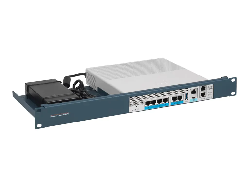 Rackmount.IT CISRACK RM-CI-T16 - Montagesatz für Netzwerkgeräte - Rack montierbar - Metallisch Blau - 1U - 48.3 cm (19")