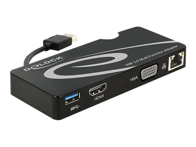 Delock - Dockingstation - USB - VGA, HDMI - 1GbE