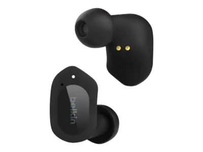 Belkin SoundForm Play - True Wireless-Kopfhörer mit Mikrofon - im Ohr - Bluetooth - aktive Rauschunterdrückung - Blau