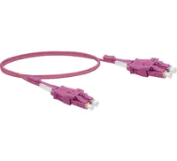 Azenn Connect LWL Patchkabel Uniboot 50/OM4-Faser LC Duplex Stecker/Stecker - Kabel - 5 m 392954
