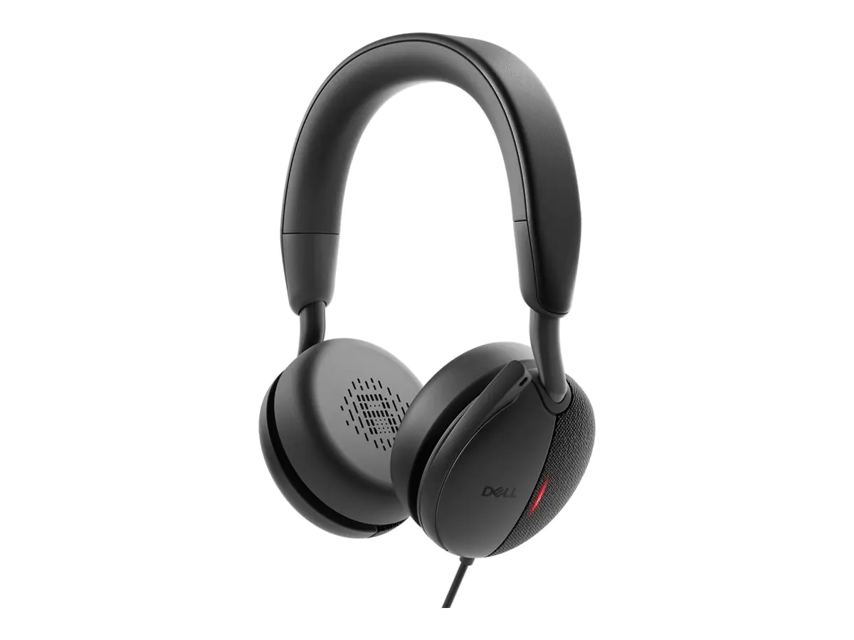 Dell Pro Wired ANC Headset WH5024 - Headset - On-Ear - kabelgebunden - aktive Rauschunterdrückung - USB-C - Zertifiziert für Microsoft Teams, Zoom Certified