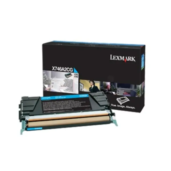 Lexmark - Cyan - Original - Tonerpatrone Lexmark Corporate - für Lexmark X746de, X748de, X748dte