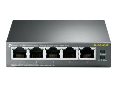 TP-LINK Switch 5x FE TL-SF1005P 4xPOE+/58W V5.4