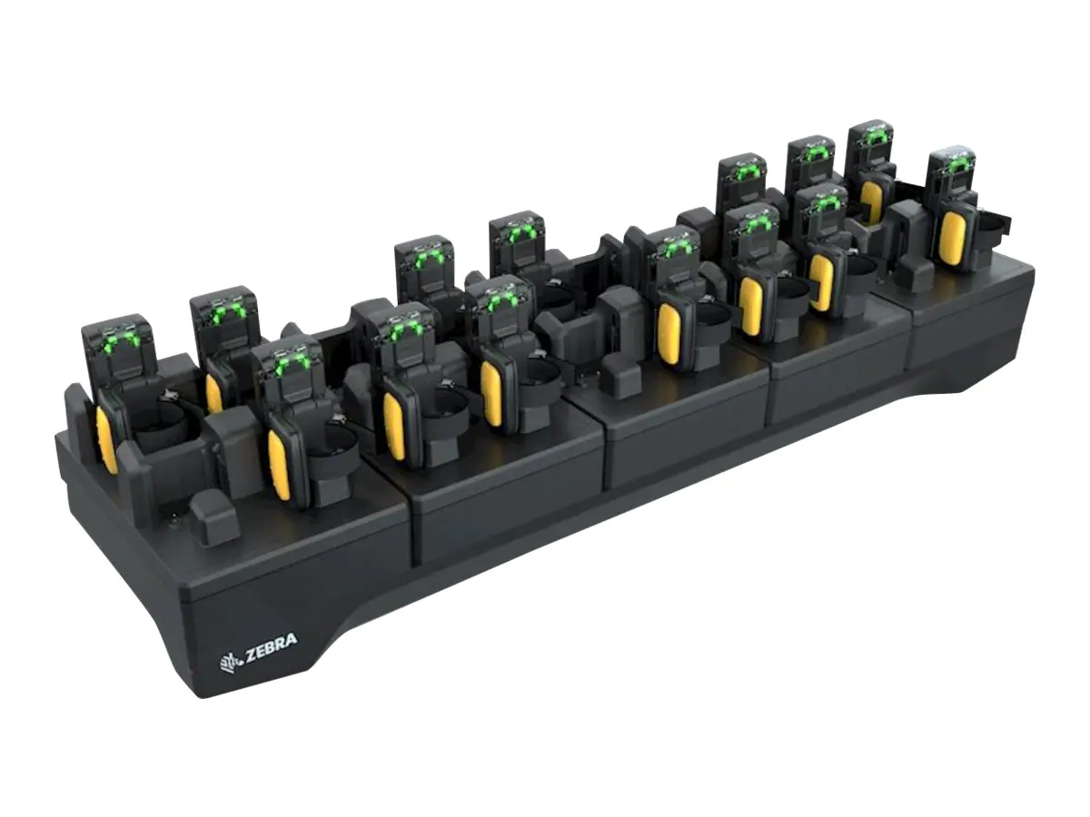 Zebra 20-Slot Cradle - Ohne Stromversorgung - Ladestation für Barcode-Scanner - Ausgangsanschlüsse: 20 - für Zebra RS5100