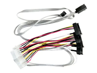 Microchip Technology Microchip Adaptec - Internes SAS-Kabel - mit Sidebands - SAS 6Gbit/s - 4-Lane - 4x Mini SAS HD (SFF-8643) 2280100-R