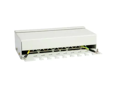 equip Pro - Patch Panel - CAT 6 - Hellgrau - 8 Ports