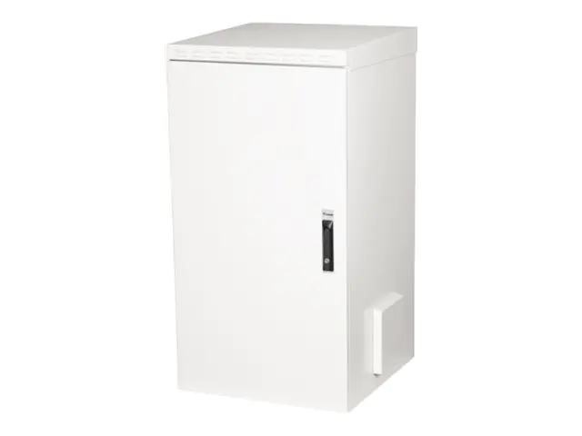 Equip Safe Outdoor - Schrank Netzwerkschrank - 600x600 mm, mit vorderer Tür aus Stahl, montiert - geeignet für Wandmontage - RAL 7035, Hellgrau - 22U - 48.3 cm (19") ESO-22-6060-G