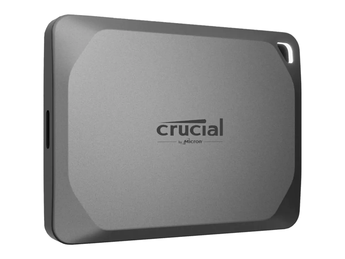Crucial X9 Pro - SSD - verschlüsselt - 1 TB - extern (tragbar) - USB 3.2 Gen 2 (USB-C Steckverbinder) - 256-Bit-AES