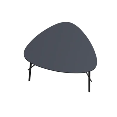 Paperflow Beistelltisch LAZY 605 x 450 x 500 cm (B x H x T) MDF schwarz