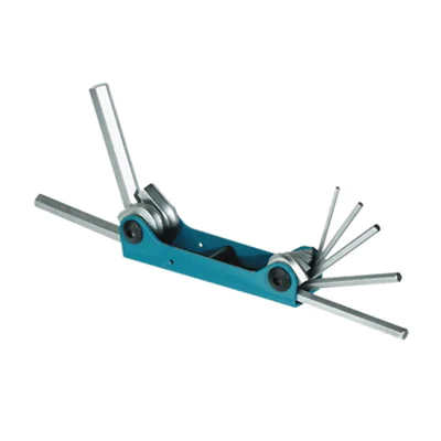 BRÜDER MANNESMANN WERKZEUGE Schlüsselsatz Innensechskant 2,5-10mm Chrom-Vanadium-Stahl