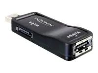 DeLock Adapter USB 2.0 > eSATAp + SATA - Massenspe icher Controller - SATA-300 / eSATA-300 61711