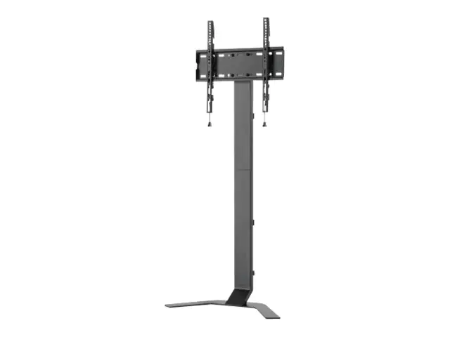Manhattan TV & Monitor Mount (Ultra Slim), Stand Assembley, 1 screen, Screen Sizes: 37-55", Black, VESA 200x200 to 400x400mm, Max 40kg, LFD, Lifetime Warranty - Befestigungskit (Bodenmontage) - Ultra Slim - für LCD TV - Aluminium/Stahl - Schwarz - Bildsch