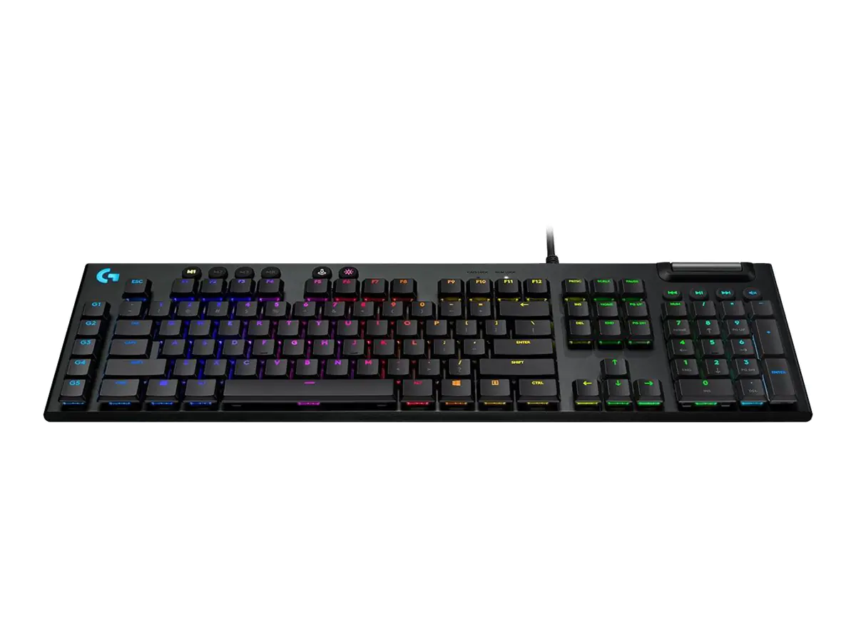 Logitech Gaming G815 - Tastatur - Hintergrundbeleuchtung - USB - AZERTY - Französisch - Tastenschalter: GL Tactile - Schwarz