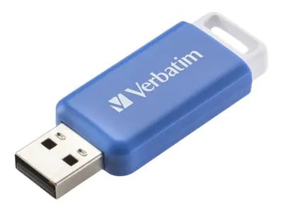 Verbatim DataBar - USB-Flash-Laufwerk - 64 GB - USB 2.0 - Blau