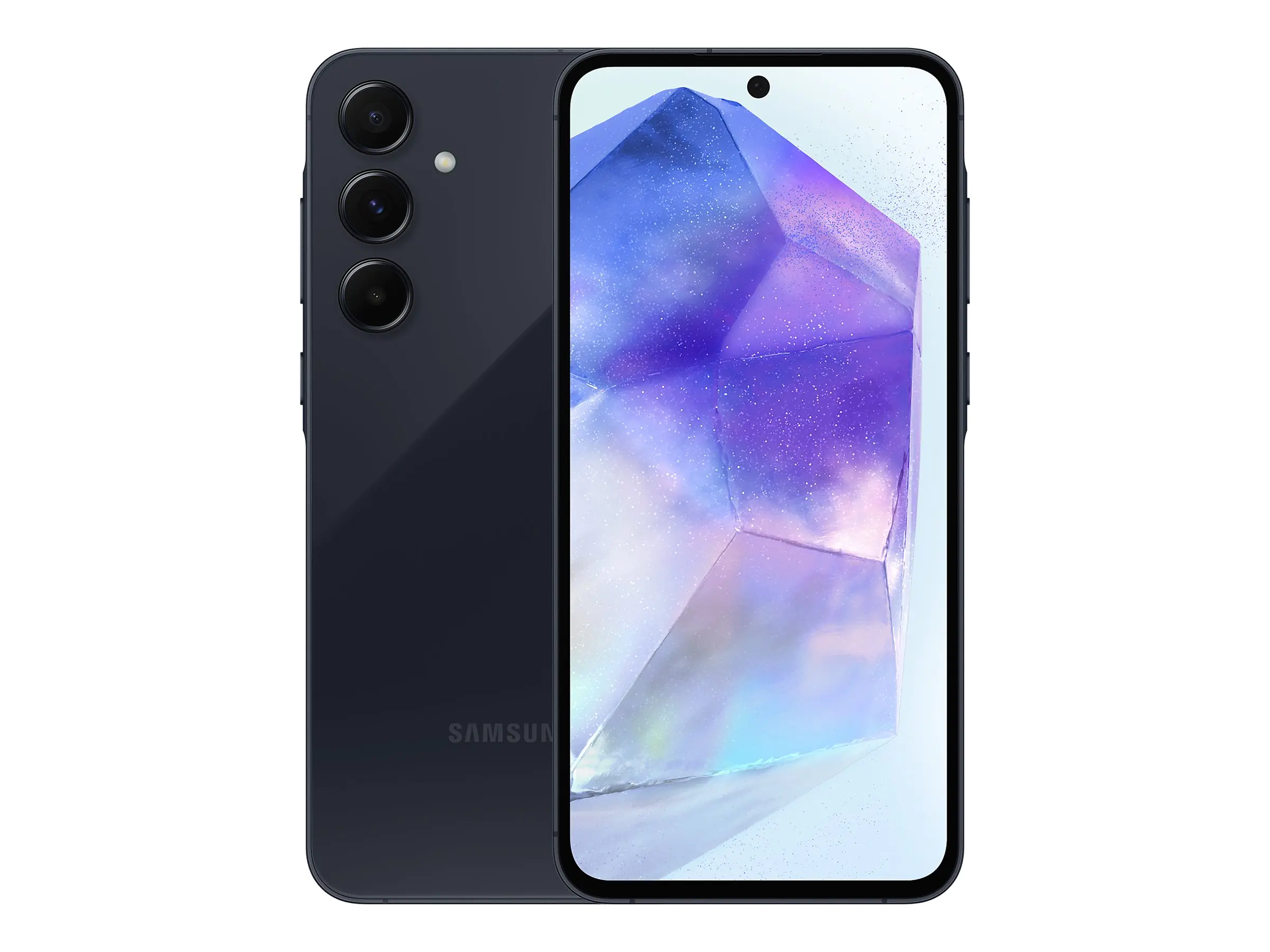Samsung Galaxy A55 - 5G Smartphone - Dual-SIM - RAM 8 GB / Interner Speicher 256 GB - microSD slot - OLED-Display - 6.6" - 2340 x 1080 Pixel (120 Hz) - Triple-Kamera 50 MP, 12 MP, 5 MP - front camera 32 MP - awesome navy
