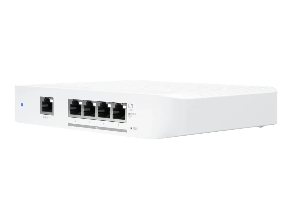 Ubiquiti USW Flex XG - Switch - managed - 4 x 100/1000/2.5G/5G/10GBase-T + 1 x 10/100/1000 (PoE+) USW-FLEX-XG