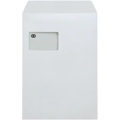 Soennecken Versandtasche oeco DIN C4 229 x 324 mm (B x H) mit Fenster 90g/m² mit Haftklebung Papier, 100 % recycelt weiß 250 St./Pack.