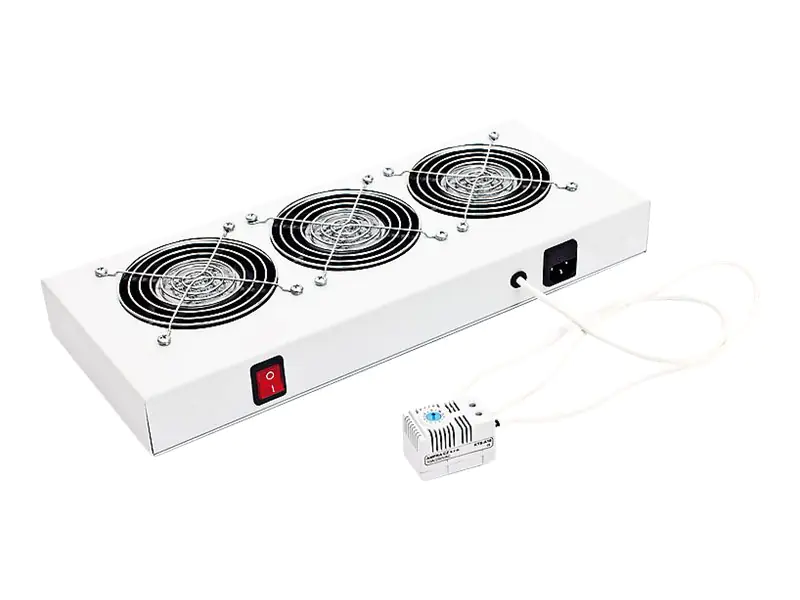 TRITON Rack-Lüftereinsatz - mit 2 Ventilatoren, Thermostat - Wechselstrom 220 V - 4U - 48.3 cm (19") RAC-CH-X25-X1