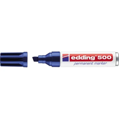 edding Permanentmarker 500 4-500003 2-7mm nachfüllbar Keilspitze blau