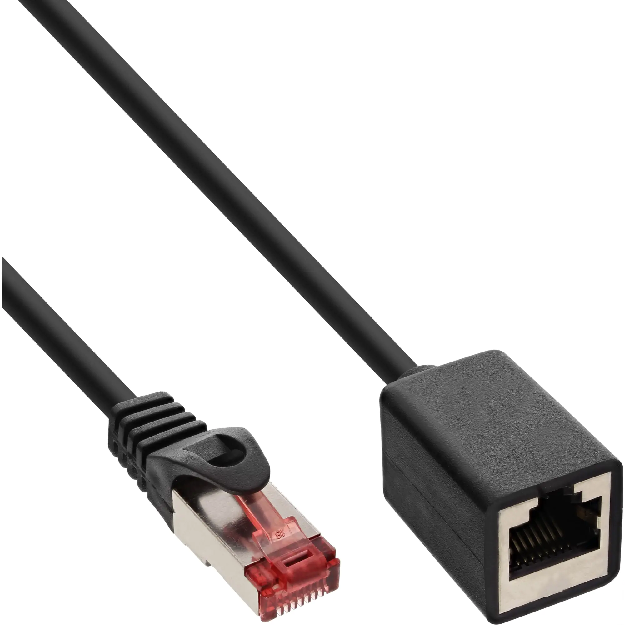 InLine Patchkabel-Verlängerung - S/FTP (PiMf) - Cat.6 - halogenfrei - 1m 76911X