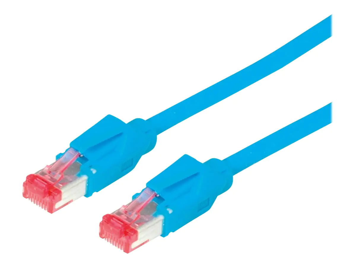 Secomp DRAKA UC400 S27 - Patch-Kabel - RJ-45 (M) zu RJ-45 (M) - 1 m - FTP - CAT 6 - halogenfrei - Blau