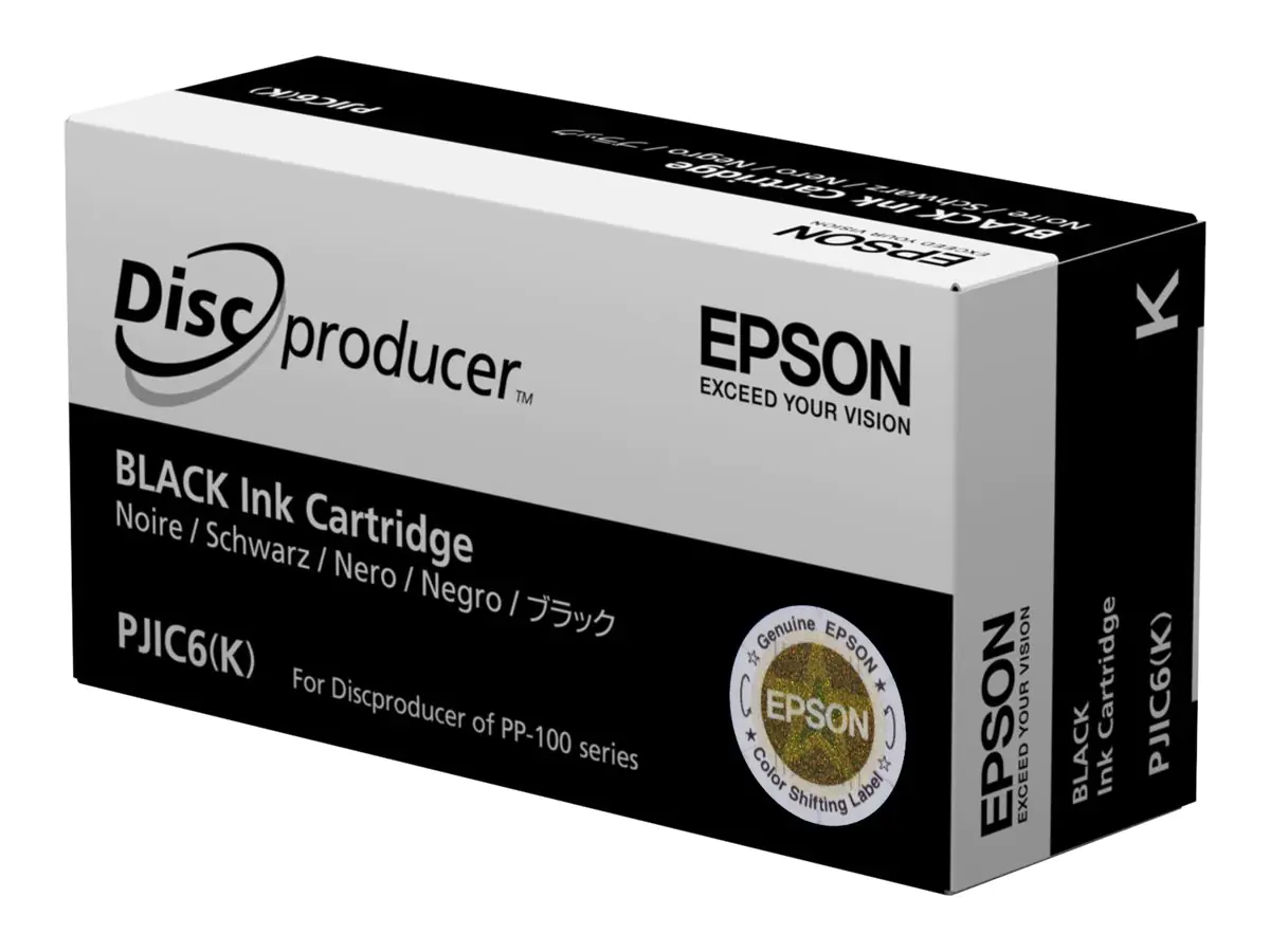 Epson Discproducer PJIC7(K) - Schwarz - original - Tintenpatrone - für Discproducer PP-100, PP-100AP, PP-100II, PP-100IIBD, PP-100III, PP-100N, PP-100NII