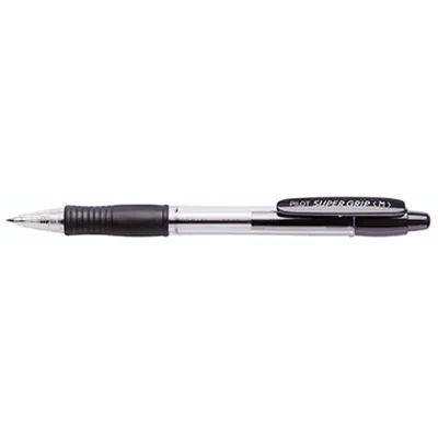 PILOT Druckkugelschreiber SUPER GRIP M 2030001 0,4mm schwarz