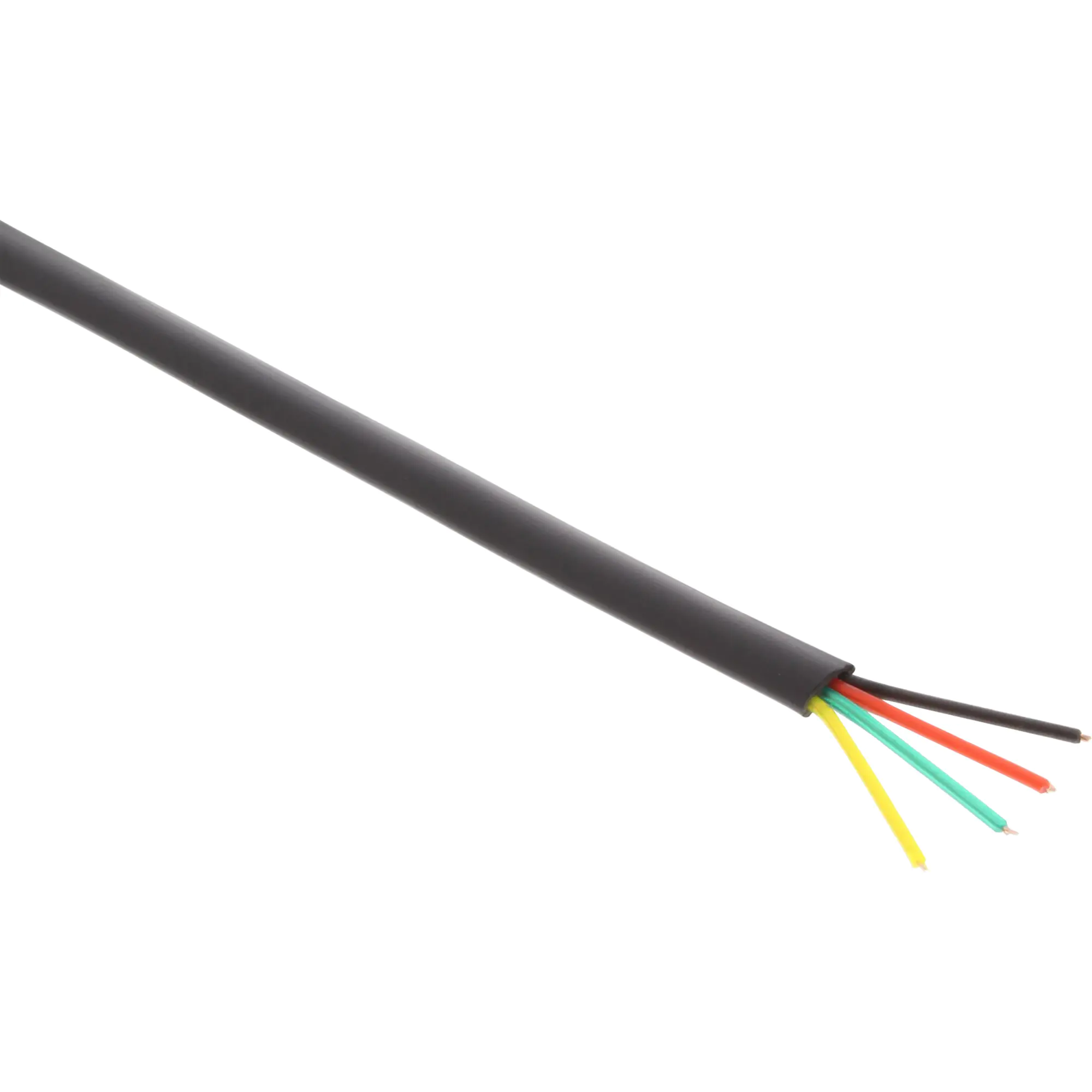 InLine - Telefonkabel in Meterware - 100 m - Schwarz