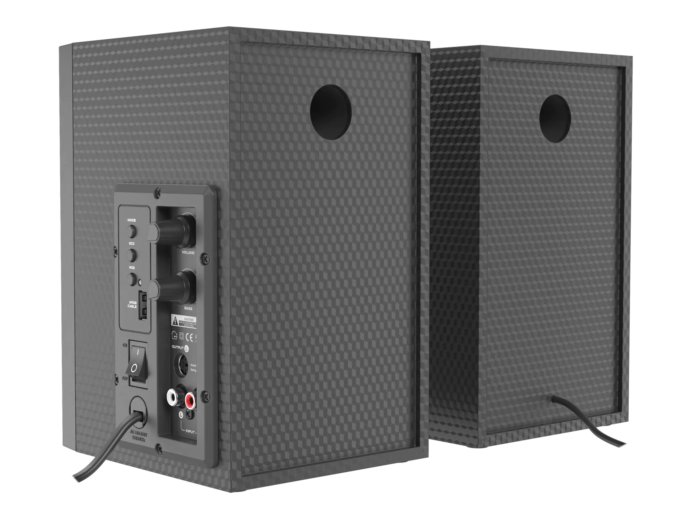 natec SPEAKERS 2.0 HELIUM 300 BT BLACK ARGB - Lautsprecher