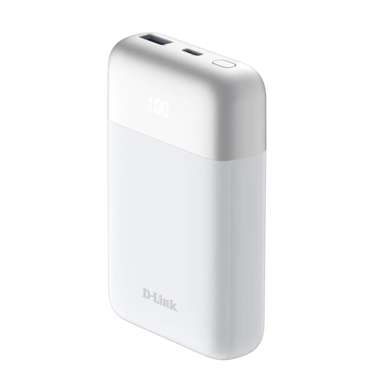 D-Link DPP-101 - Powerbank - 10000 mAh - 18 Watt - QC 3.0, PD 3.0 - 2 Ausgabeanschlussstellen (24 p