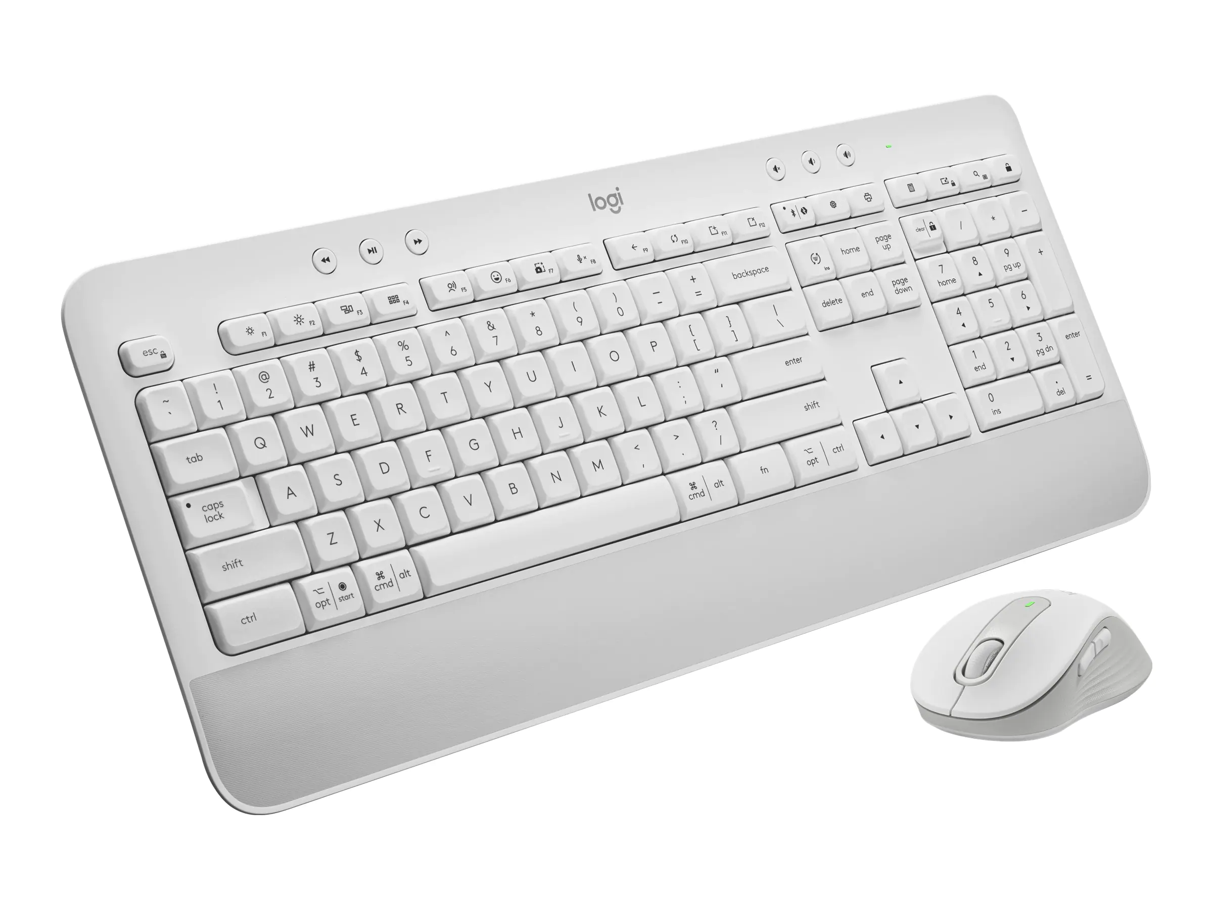 Logitech Signature MK650 Combo for Business - Tastatur-und-Maus-Set - kabellos - Bluetooth LE - QWERTY - Ungarisch - Off-White