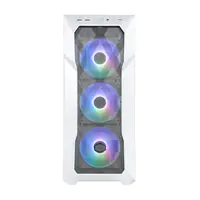 CoolerMaster MasterBox TD500 Mesh V2 - Mid tower - SSI CEB - Seitenteil mit Fenster (gehärtetes Glas) - keine Spannungsversorgung (ATX) - weiß - USB/Audio