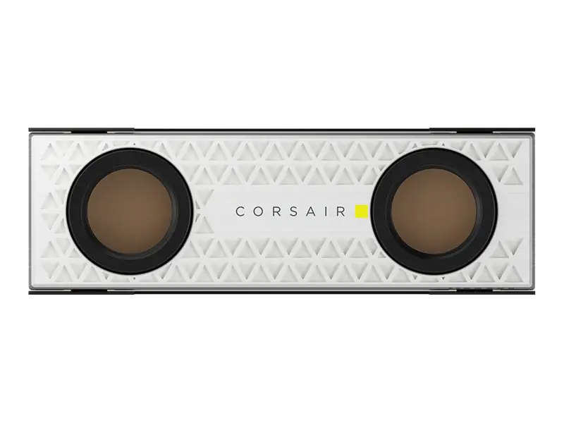 CORSAIR Hydro X Series XM2 - SSD-Flüssigkeitskühlungs-Wasserblock - weiß