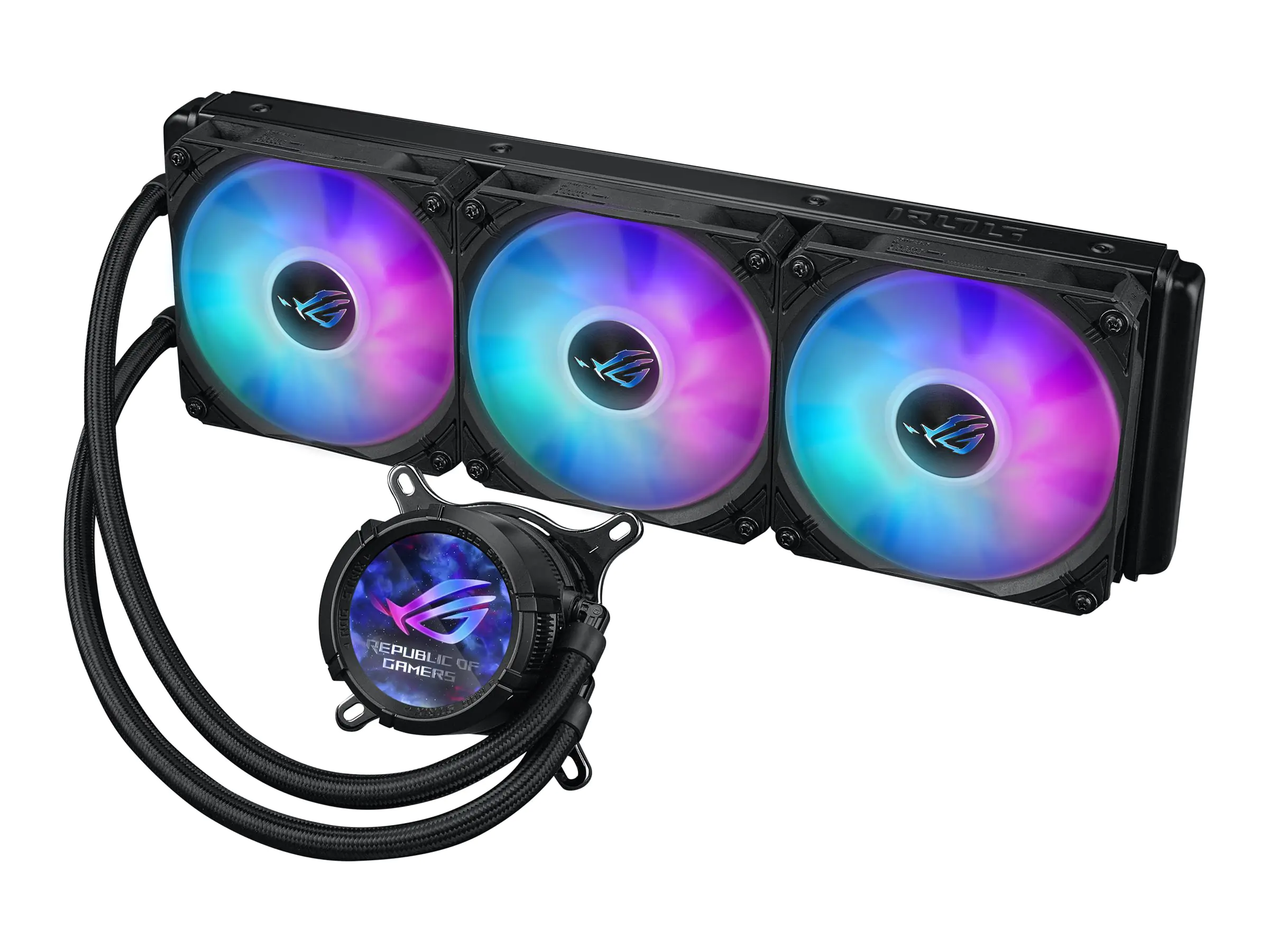 ASUS ROG STRIX LC III 360 ARGB LCD - Prozessor-Flüssigkeitskühlsystem - (für: AM4, LGA1200, LGA1700, AM5, LGA115x Socket) - 120 mm