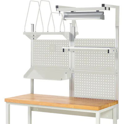 RAU Werkzeugwand Komplettset 06 1.500 x 1.130 x 350 mm (B x H x T) Stahl, pulverbeschichtet lichtgrau