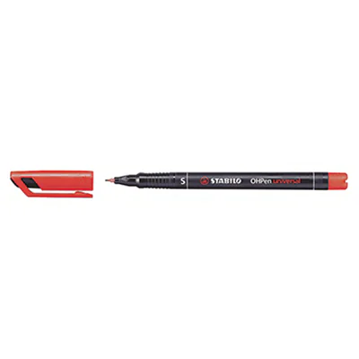STABILO Folienschreiber OHPen 841/40 S 0,4mm rot