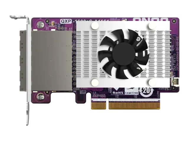 QNAP QXP-1600eS-A1164 - Speicher-Controller - 16 Sender/Kanal - SATA 6Gb/s - RAID JBOD - PCIe 3.0 x8