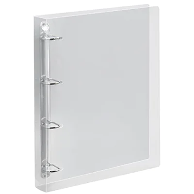 Veloflex Ringbuch Chrystal 4145290 DIN A4 4-Ring Ø25mm transparent