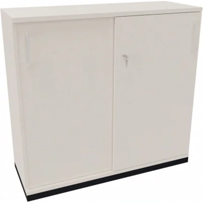 Schiebetürenschrank 3OH B1200xT442xH1133mm an/Weiß