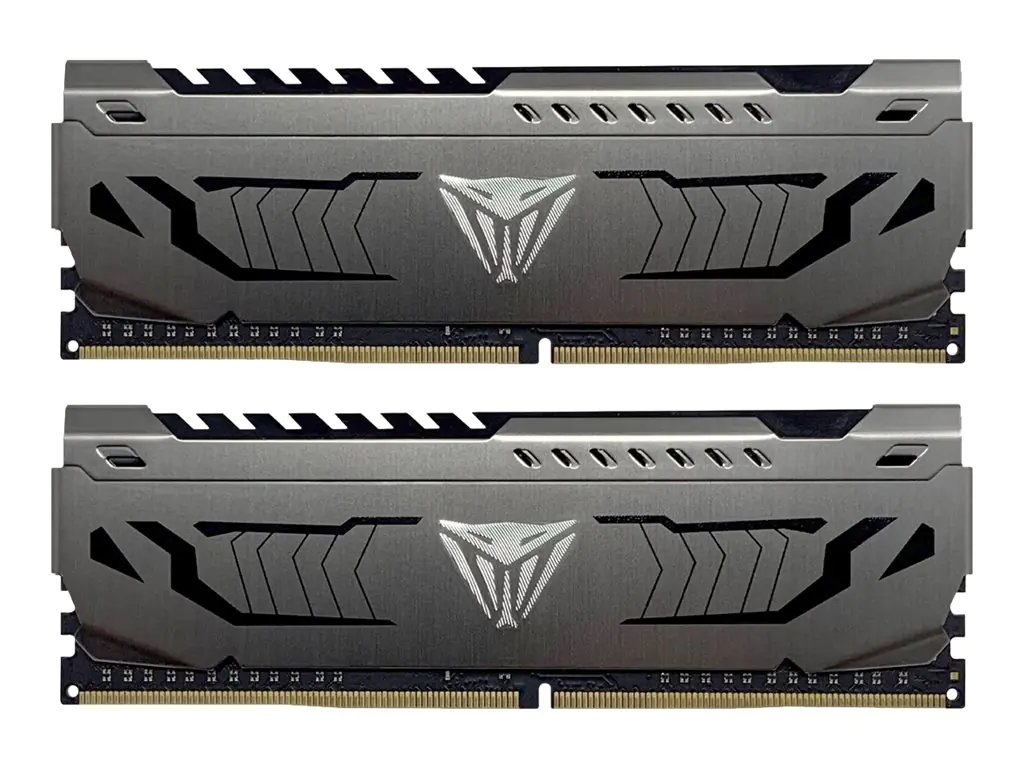 Patriot Extreme Performance Viper Steel - DDR4 - kit - 64 GB: 2 x 32 GB - DIMM 288-PIN - 3200 MHz / PC4-25600 - CL16 - 1.35 V - ungepuffert - non-ECC - gunmetal-grau