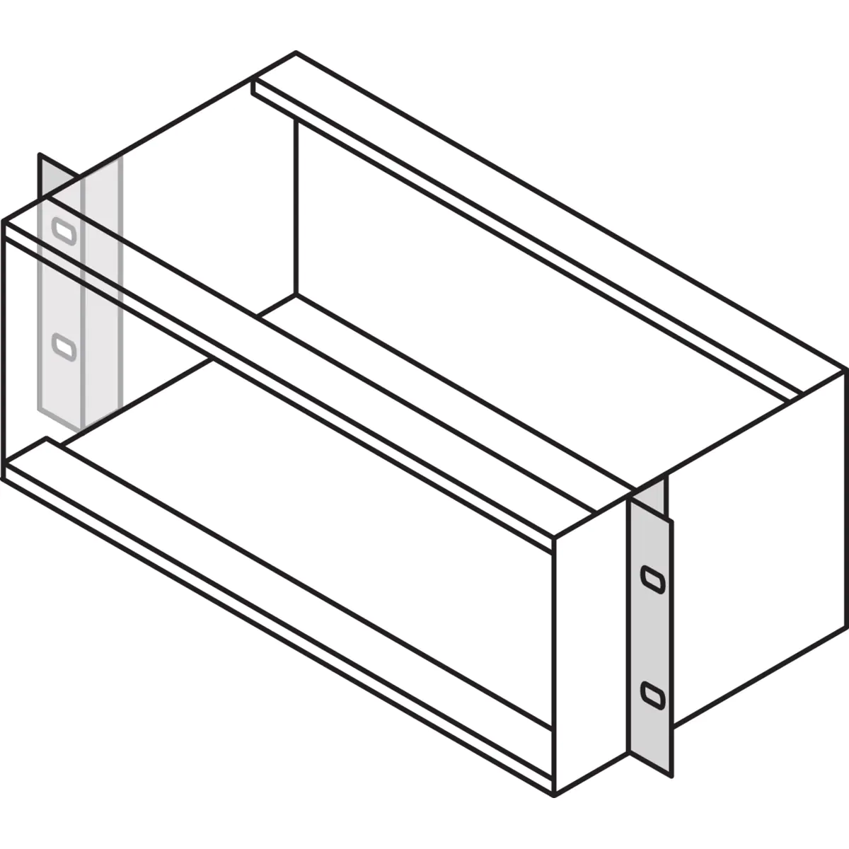 SCHROFF 19"WINKEL UNIV. 2STK - Rack-Zubehör 24560299