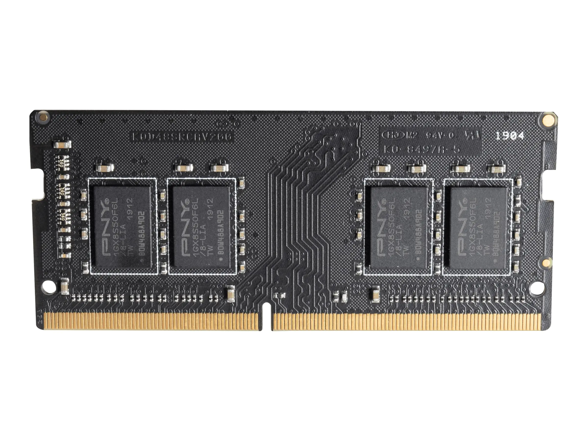 PNY - DDR4 - Modul - 4 GB - SO DIMM 260-PIN - 2666 MHz / PC4-21300 - CL19 - 1.2 V - ungepuffert - non-ECC