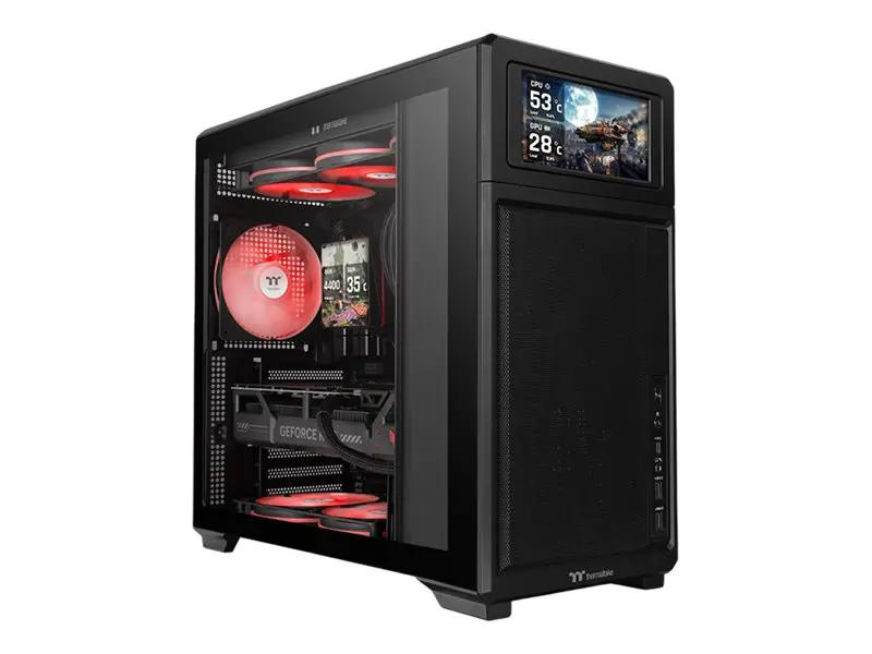 Thermaltake TR300 TG - Mid tower - ATX - Seitenteil mit Fenster (gehärtetes Glas)