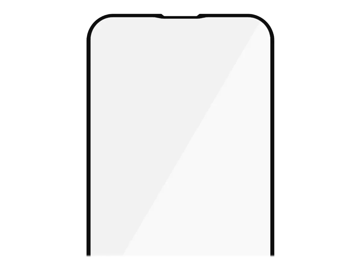 PanzerGlass - Bildschirmschutz für Handy - Glas - Rahmenfarbe schwarz - für Apple iPhone 13 mini