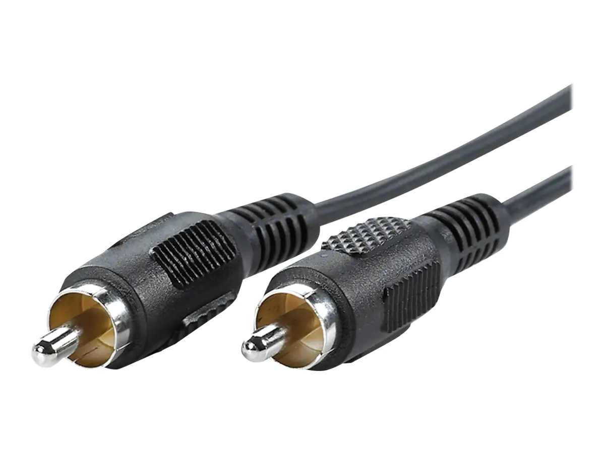 Secomp VALUE - Videokabel - RCA männlich zu RCA männlich - 2.5 m - abgeschirmt - Schwarz