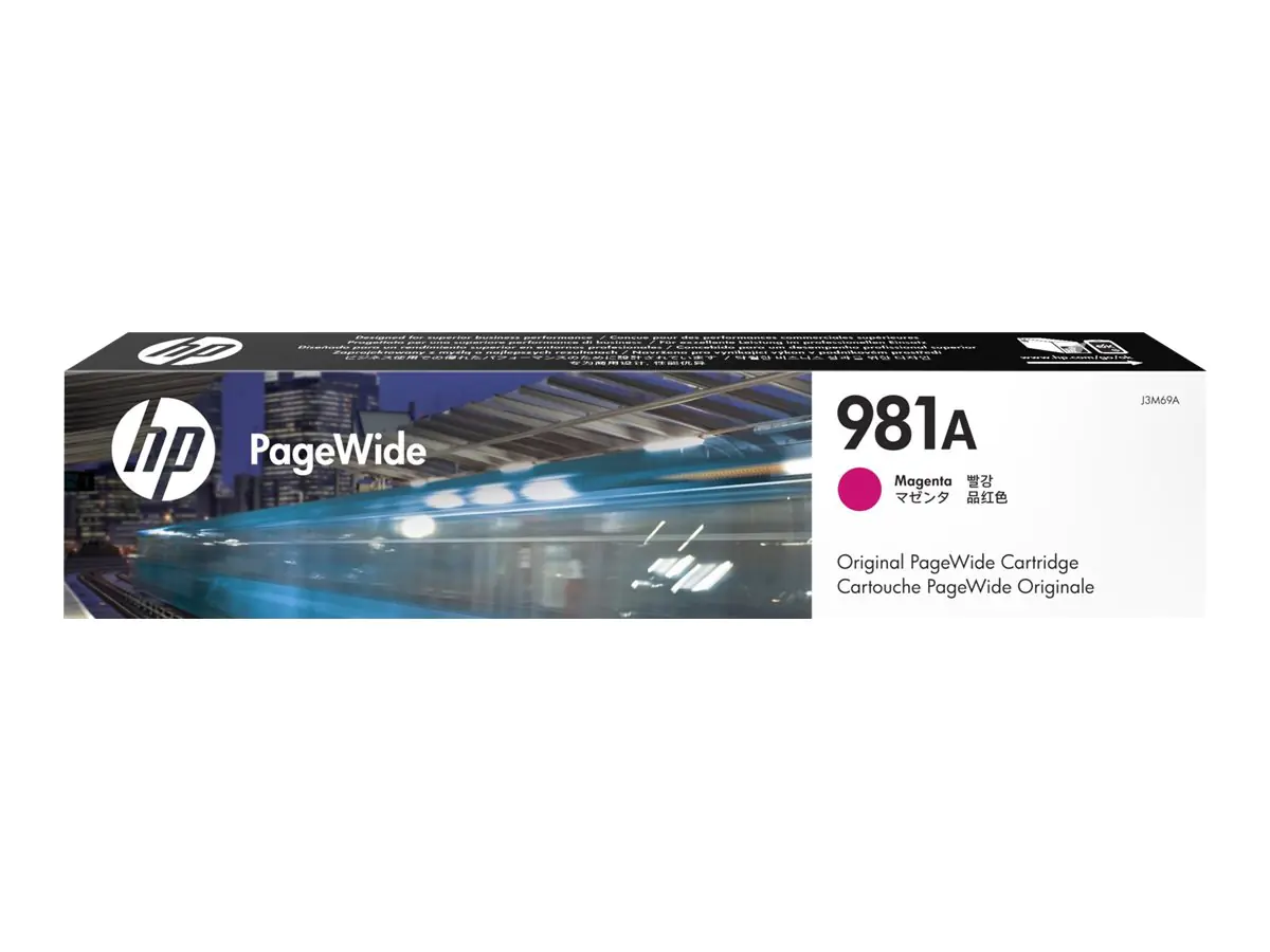 HP 981A - 69 ml - Magenta - Original - PageWide - Tintenpatrone - für PageWide Enterprise Color MFP 586; PageWide Managed Color E55650