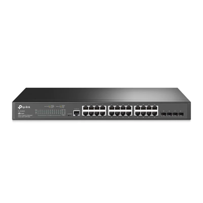 TP-Link JetStream TL-SG3428 V2.26 - Switch - managed - 24 x 10/100/1000 + 4 x Gigabit SFP - an Rack montierbar