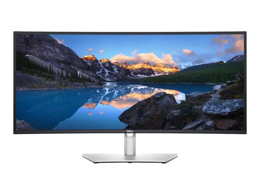 Dell UltraSharp U3423WE - LED-Monitor - gebogen - 86.7 cm (34.14") - 3440 x 1440 WQHD @ 60 Hz - IPS Black - 300 cd/m² - 2000:1 - 5 ms - 2xHDMI, DisplayPort, USB-C - Lautsprecher - Platinum Silver - mit 3 Jahre Advanced Exchange- und Premium Panel-Garantie