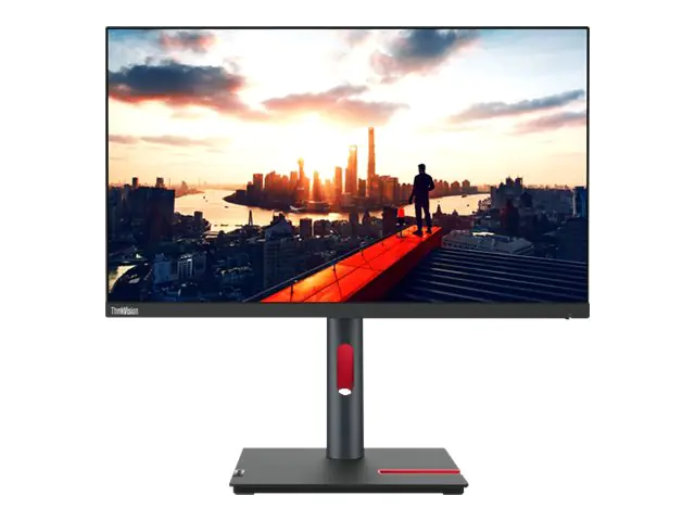 Lenovo ThinkVision P24h-30 - LED-Monitor - 60.5 cm (23.8") - 2560 x 1440 QHD @ 60 Hz - IPS - 300 cd/m² - 1000:1 - 4 ms - HDMI, DisplayPort, USB-C - Raven Black - für ThinkPad P15 Gen 2 20YQ