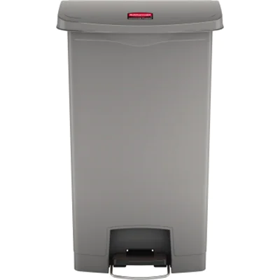 Rubbermaid Tretabfalleimer Slim Jim 1883604 Kunststoff 68l grau